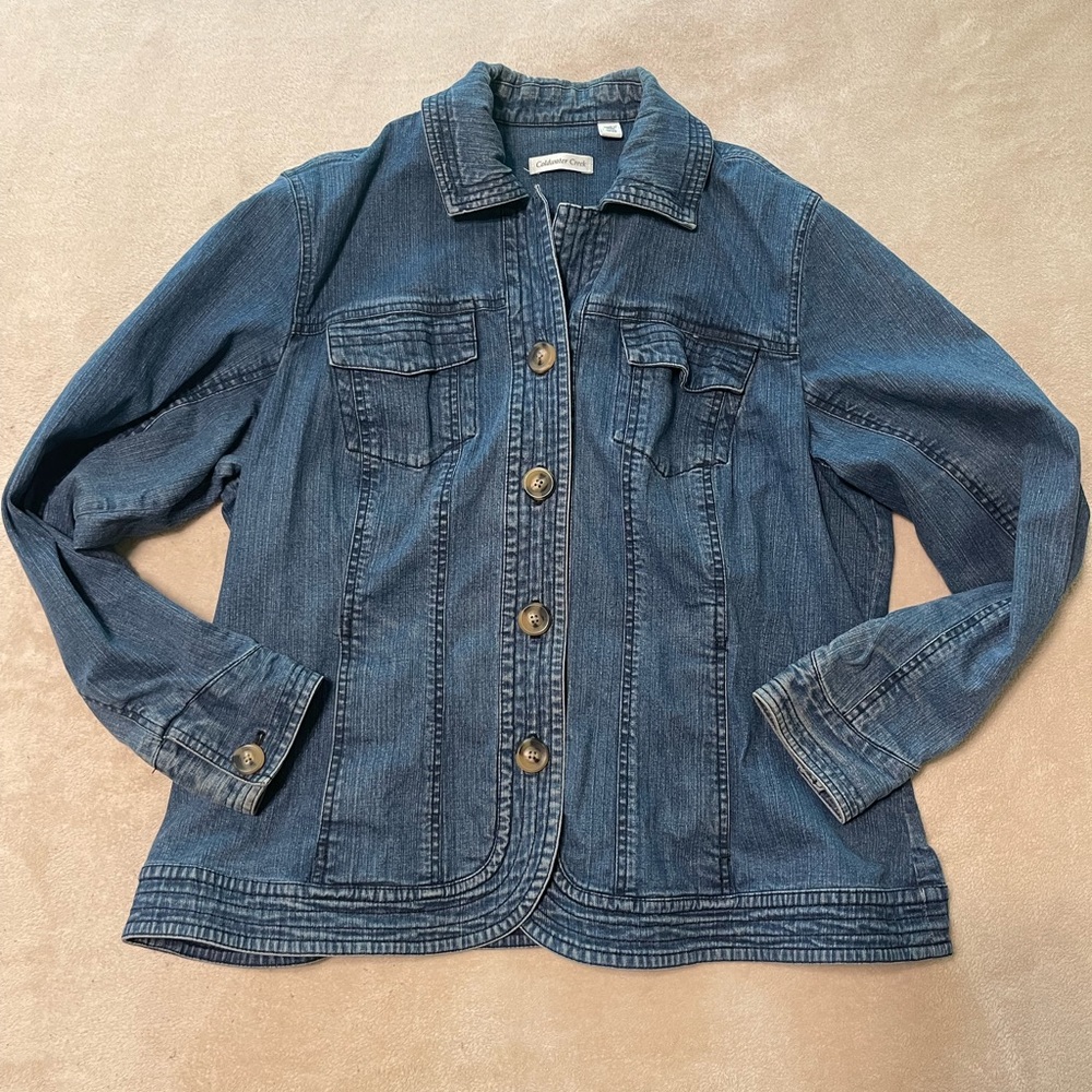 Coldwater Creek denim jacket. Size 20.